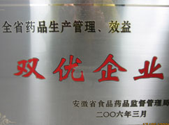 生產(chǎn)管理、效益雙優(yōu)企業(yè)