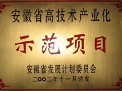 高新技術(shù)產(chǎn)業(yè)化示范項(xiàng)目